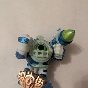 Cyclops Action Figure with Blue and Green Accents